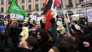 ACTA Protestaktion