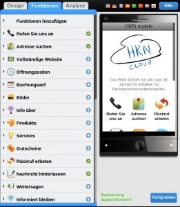 Webitebuilder für mobile Webseiten Webitebuilder für mobile Webseiten