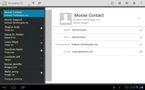 Moxier Kontakte
