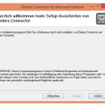 Zimbra Connector für Outlook (2)
