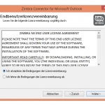 Zimbra Connector für Outlook (3)