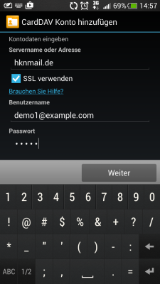 cardDAV