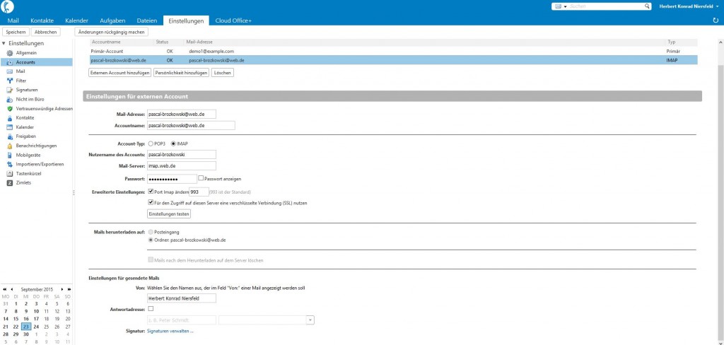 externer account2