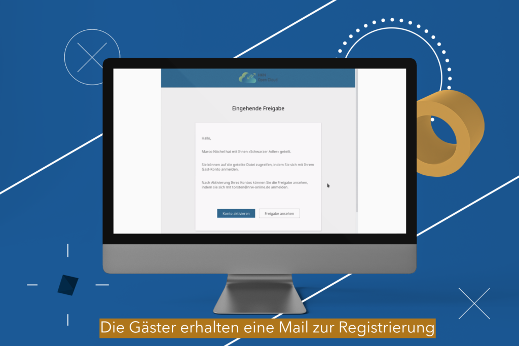 Nextcloud Registrierungsmail