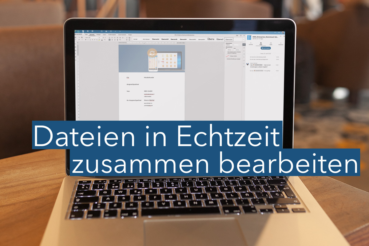 Dateien in Echtzeit zusammen bearbeiten Dateien in Echtzeit zusammen bearbeiten
