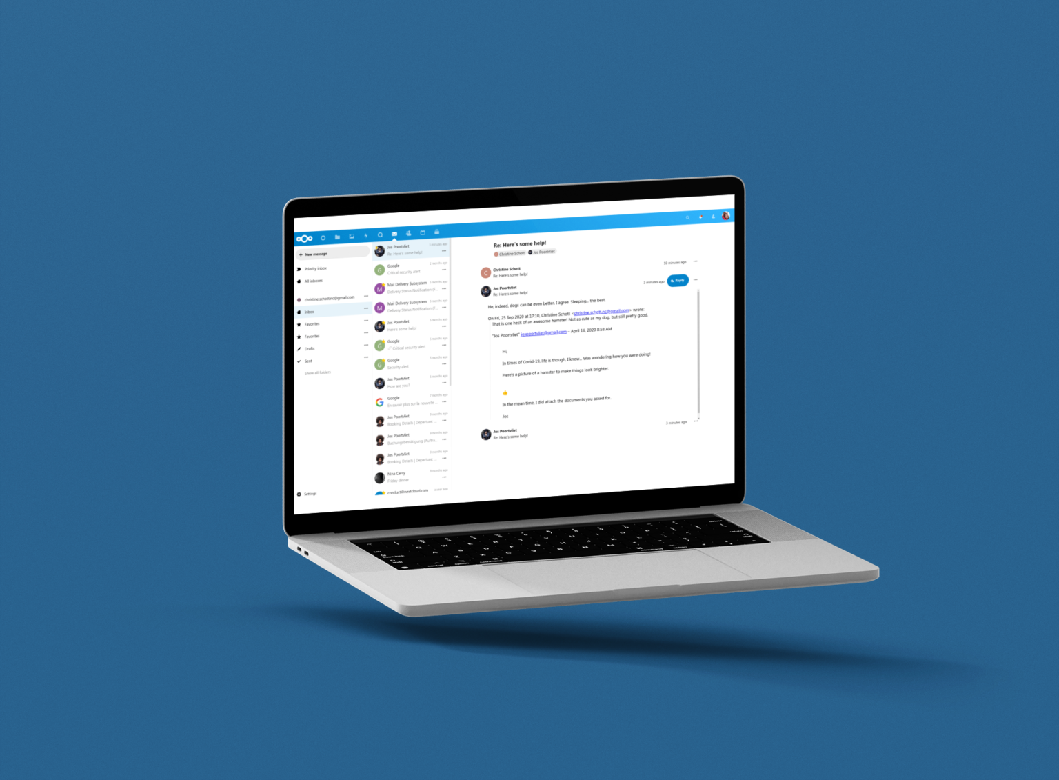 Die Nextcloud MailApp HKN