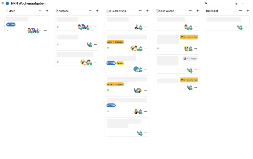 Projektmanagement mit Deck