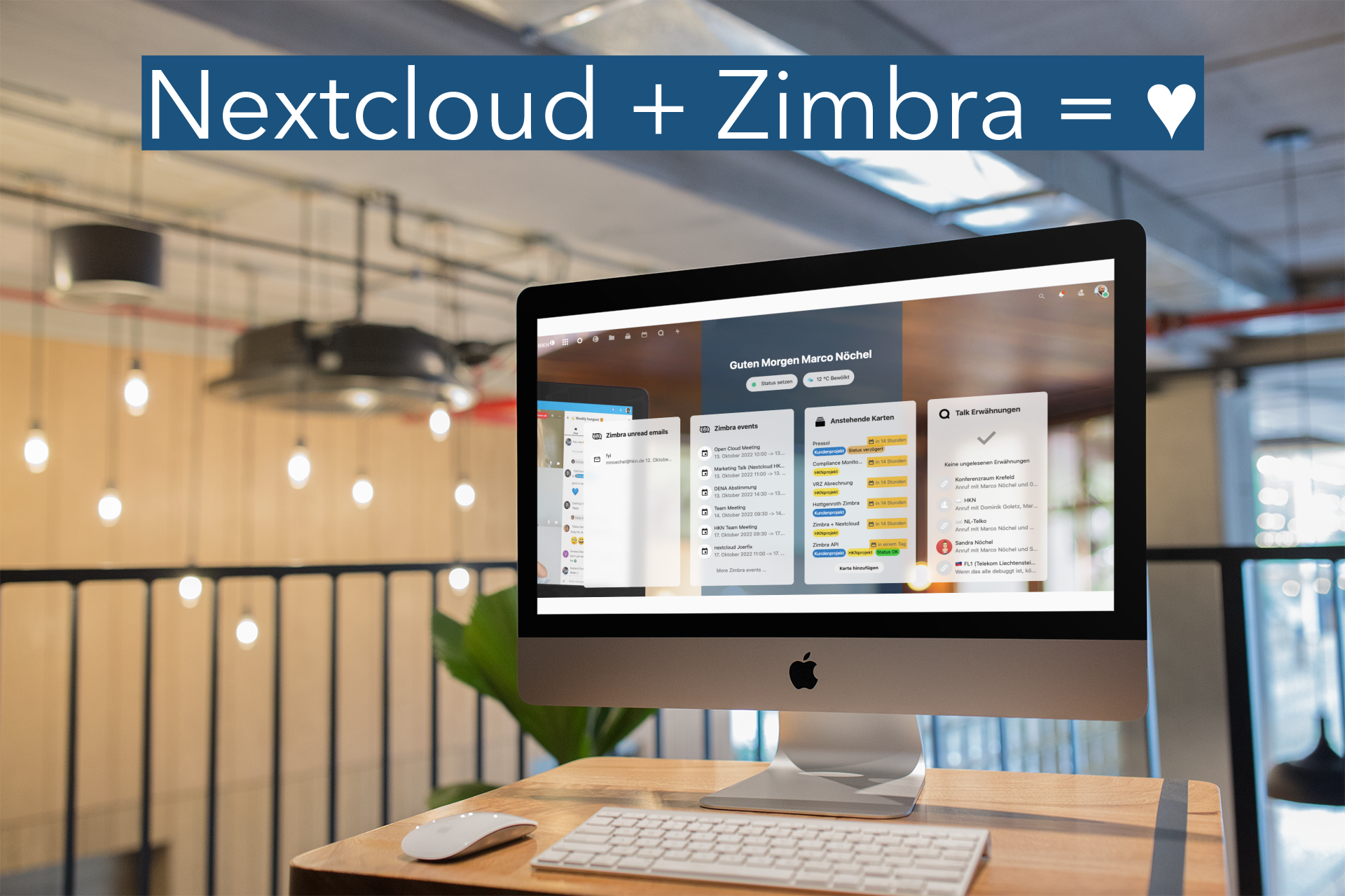 Nextcloud + Zimbra